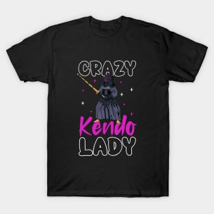 Crazy Kendo Lady - Kendo T-Shirt